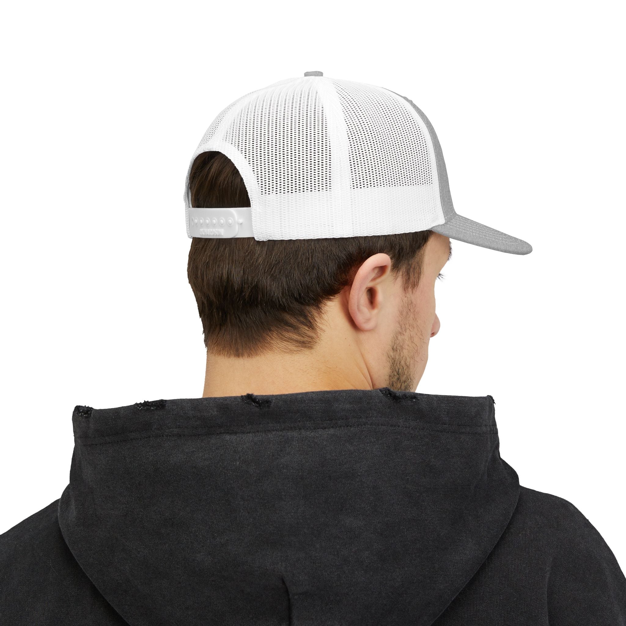 Stylish Snapback Trucker Cap with Embroidery, Casual Summer Hat, Outdoor Cap, Gift for Dad, Fashionable Sports Accessory