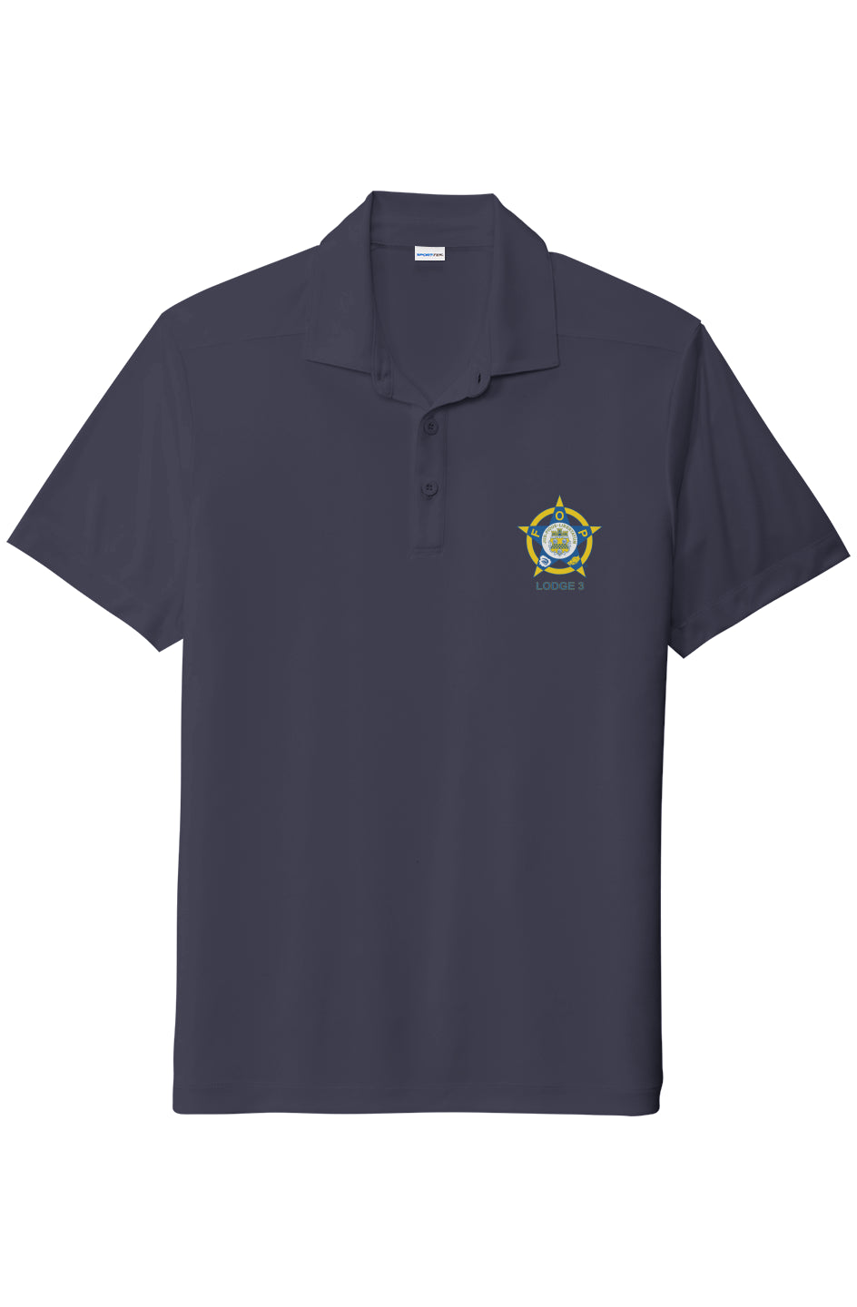 FOP LODGE 3- Embroidered Posi UV Pro Polo
