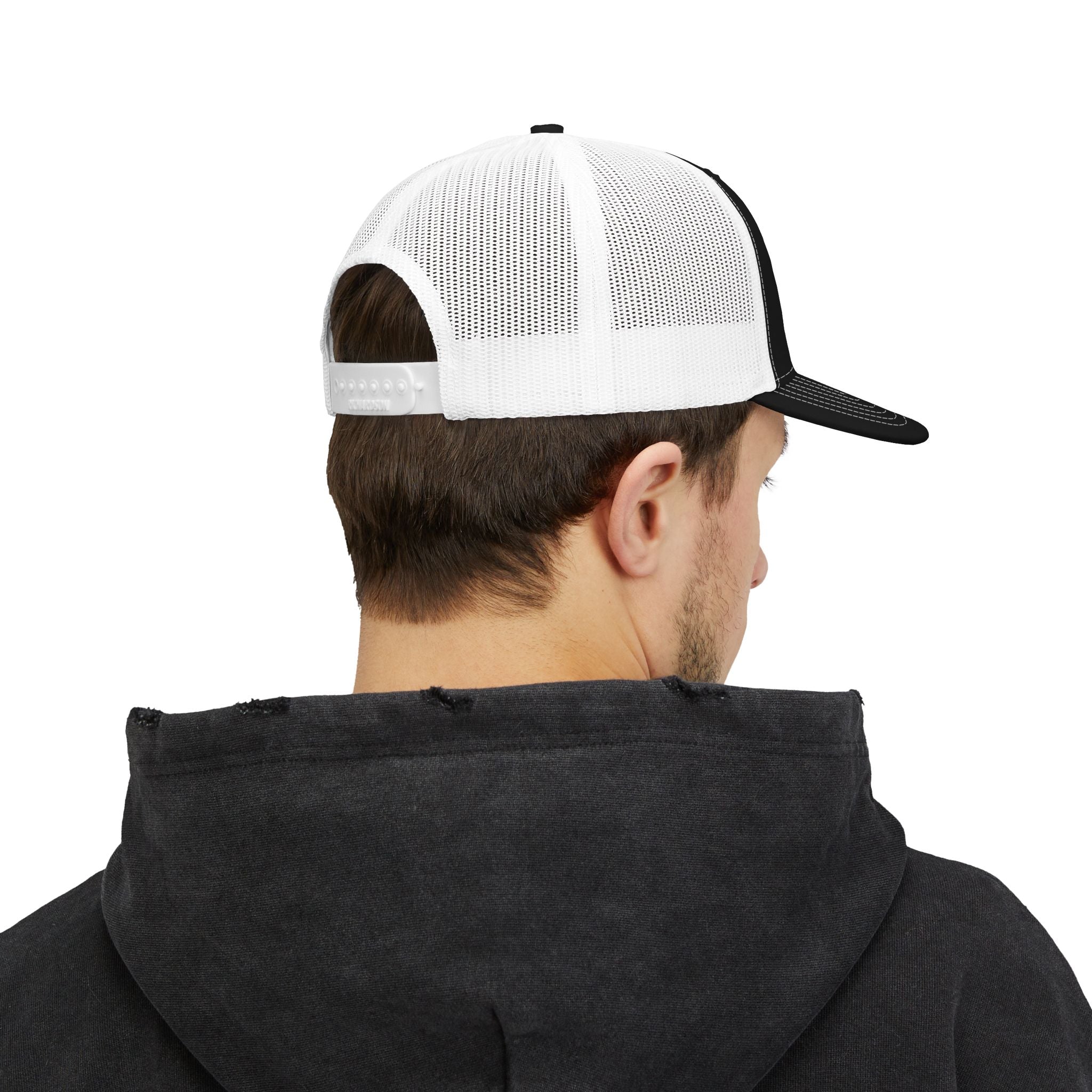 Stylish Snapback Trucker Cap with Embroidery, Casual Summer Hat, Outdoor Cap, Gift for Dad, Fashionable Sports Accessory