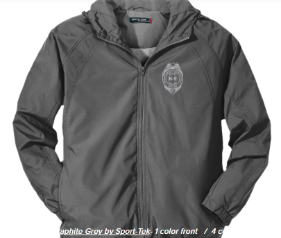 DOC K9- Windbreaker- Silver Logo