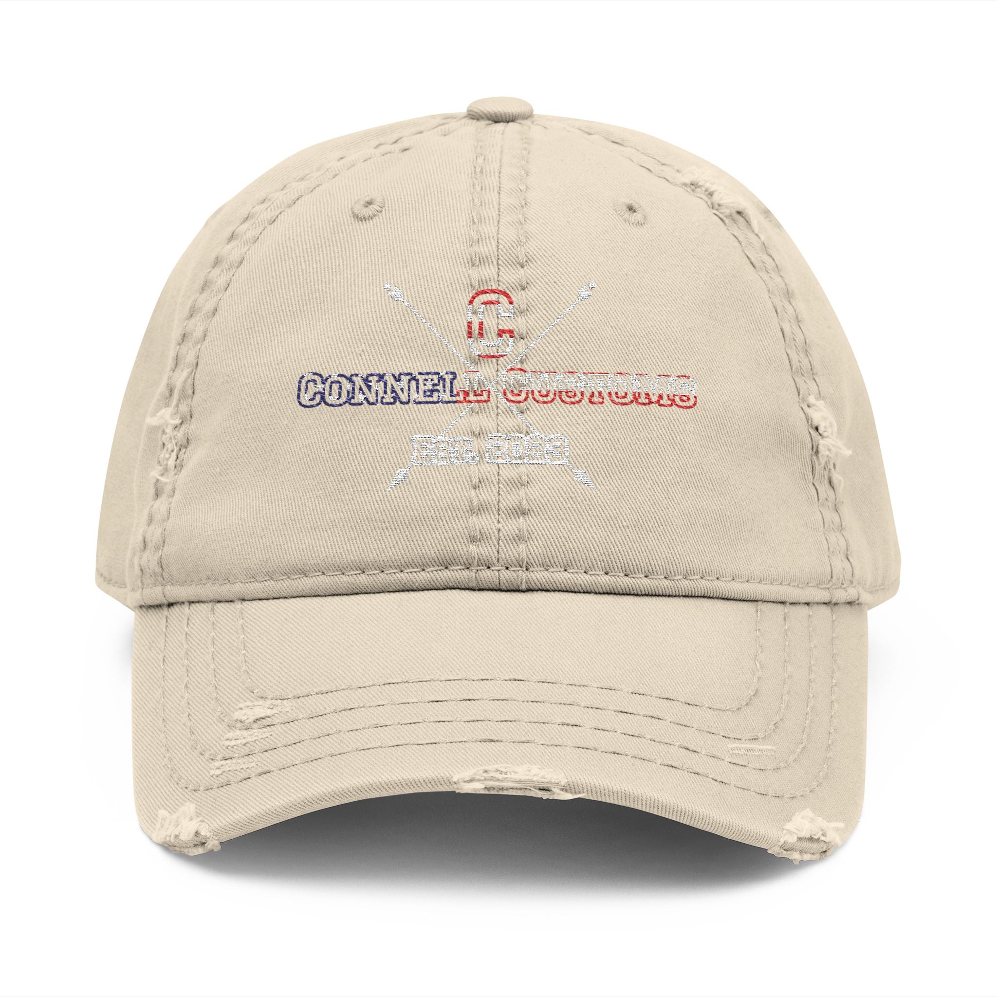 Distressed American Flag Dad Hat, Vintage Cap, Embroidered Hat, Casual Headwear, Gift for Dad