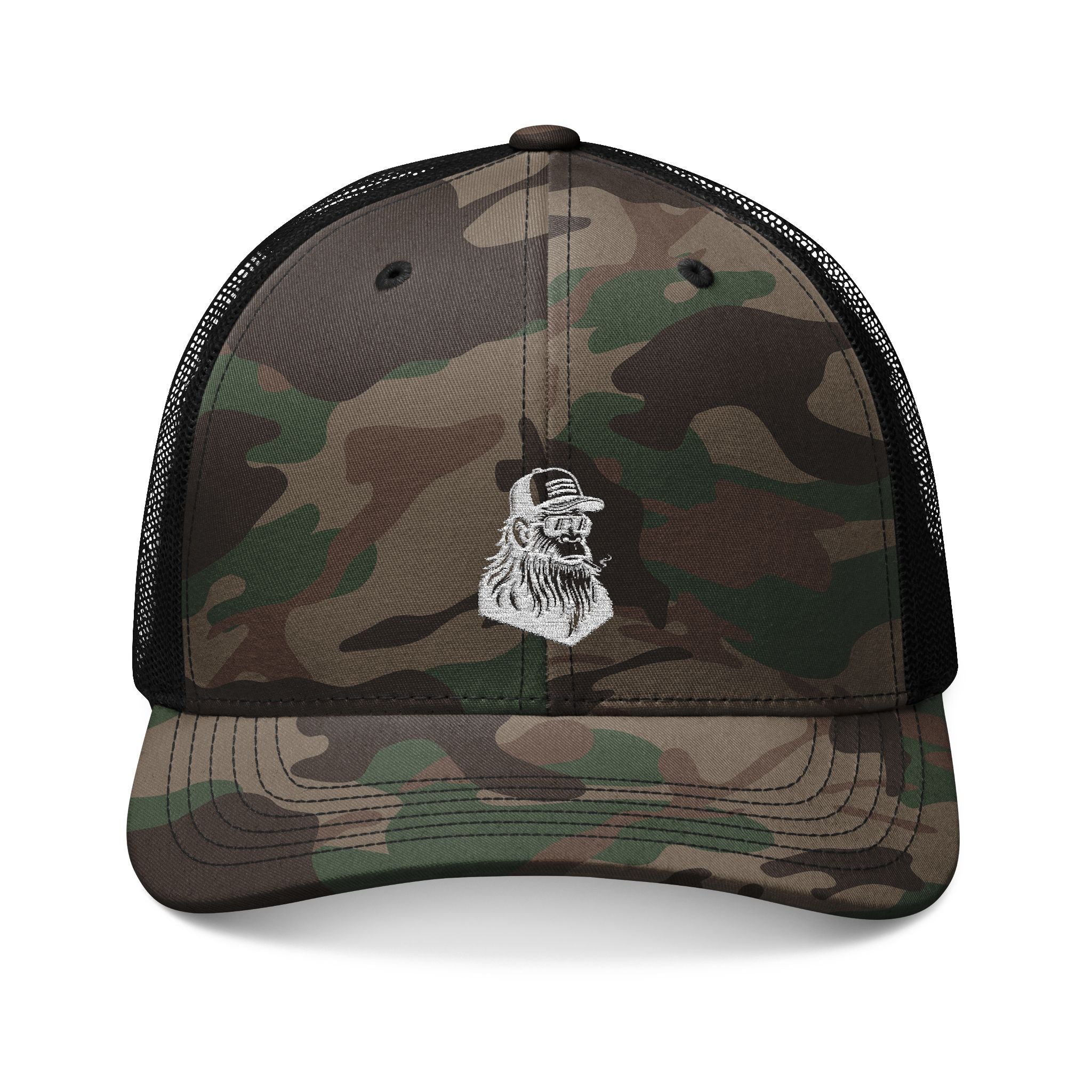 Yeti Camo Trucker Hat- Embroidered