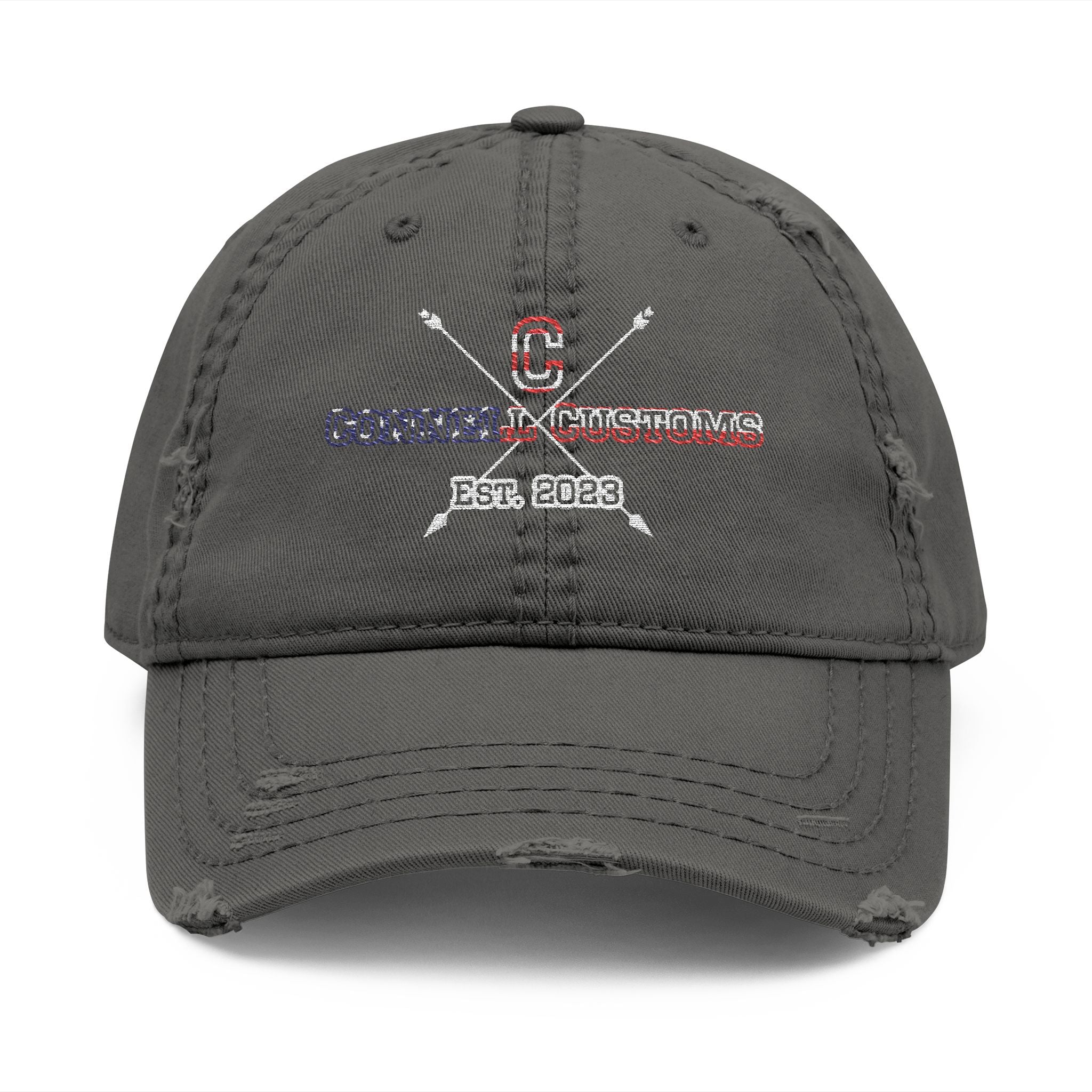 Distressed American Flag Dad Hat, Vintage Cap, Embroidered Hat, Casual Headwear, Gift for Dad
