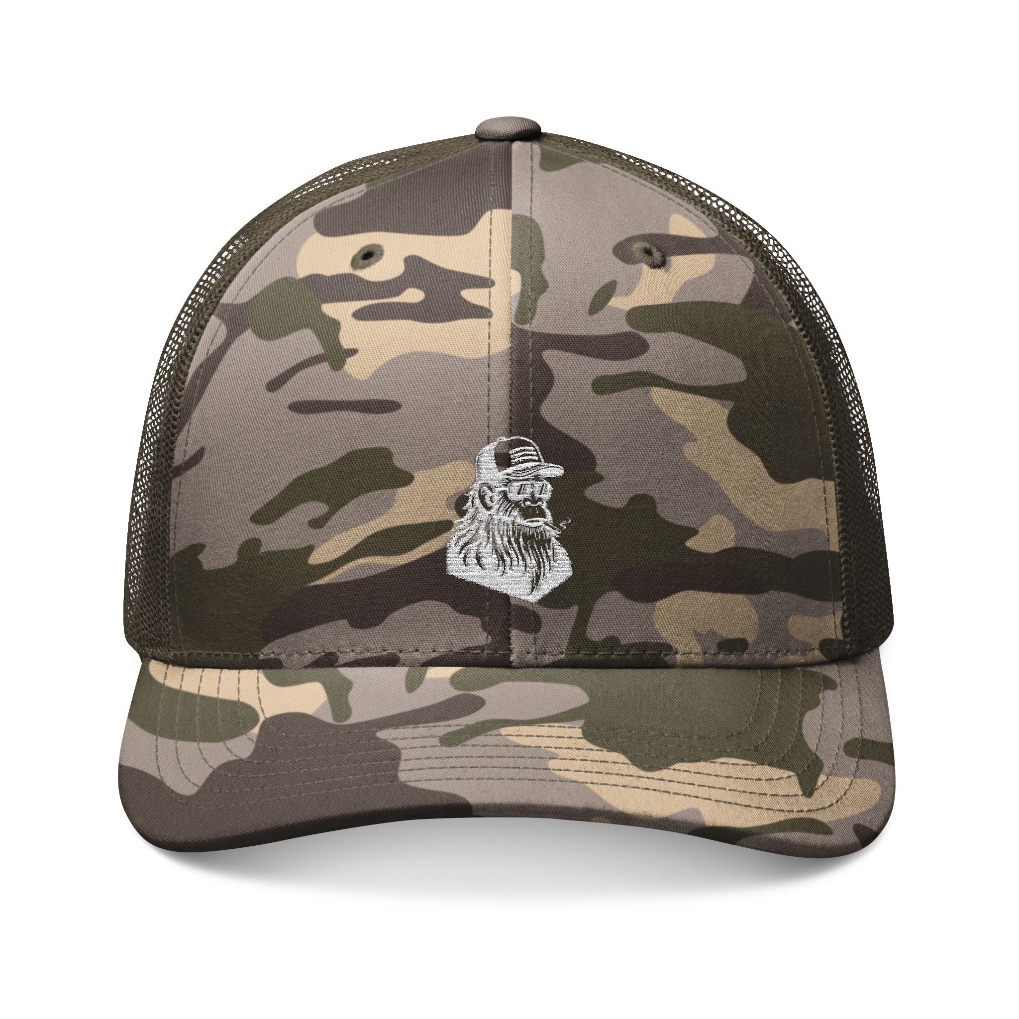 Yeti Camo Trucker Hat- Embroidered