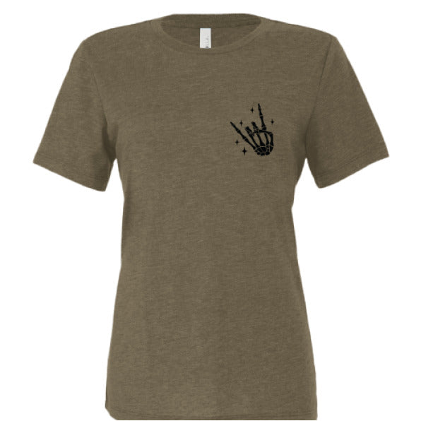 OLIVE TRIBLEND - FRONT