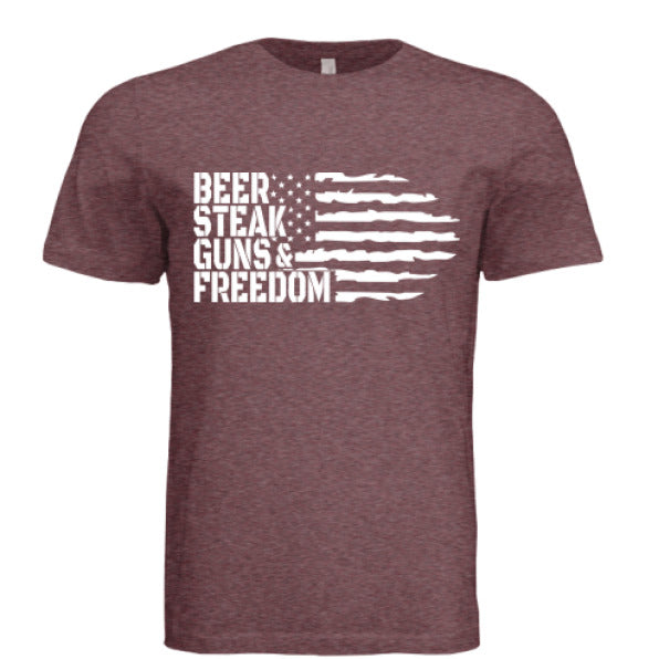 MAROON TRIBLEND - FRONT
