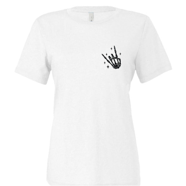 SOLID WHT TRIBELND - FRONT
