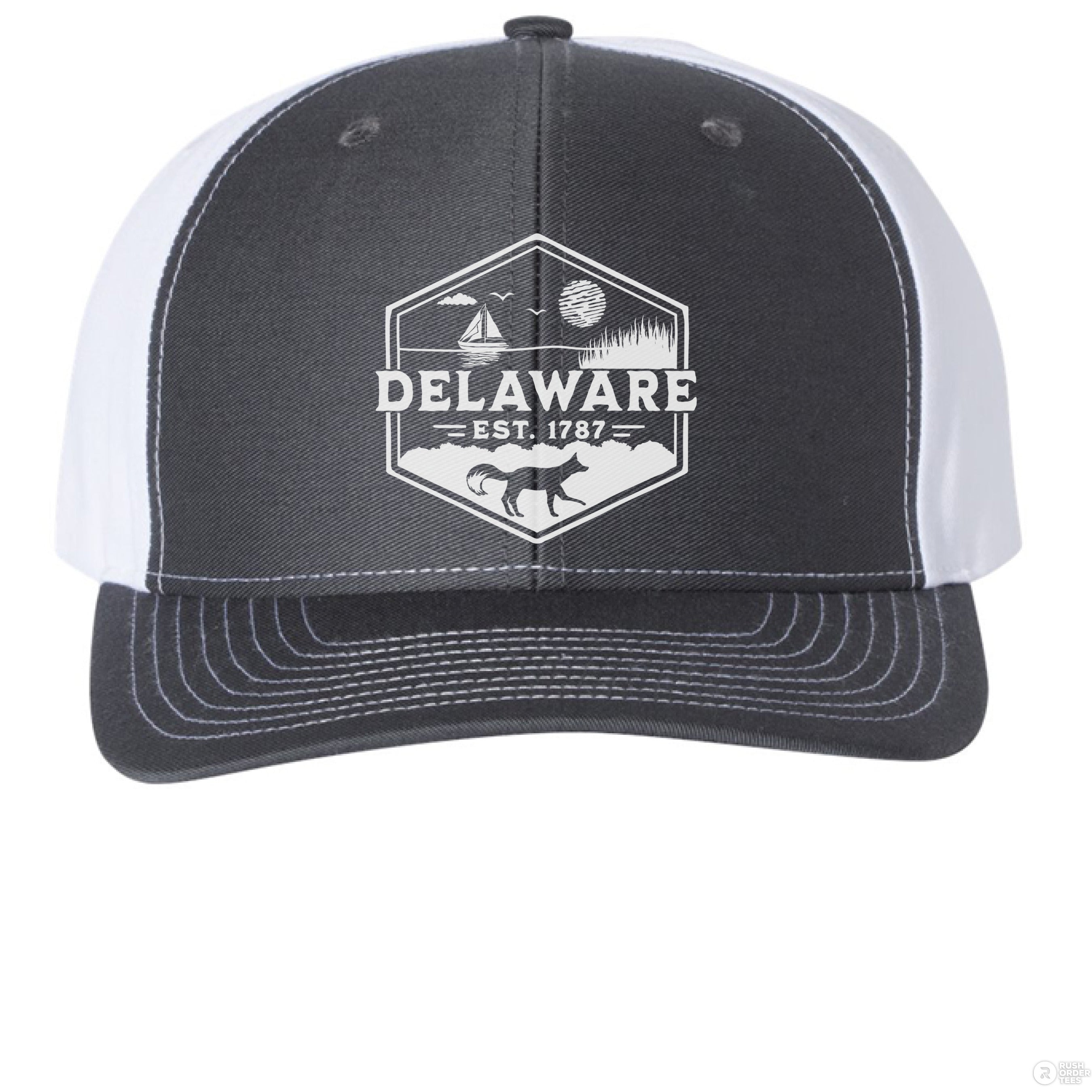 Charcoal/ White - FRONT