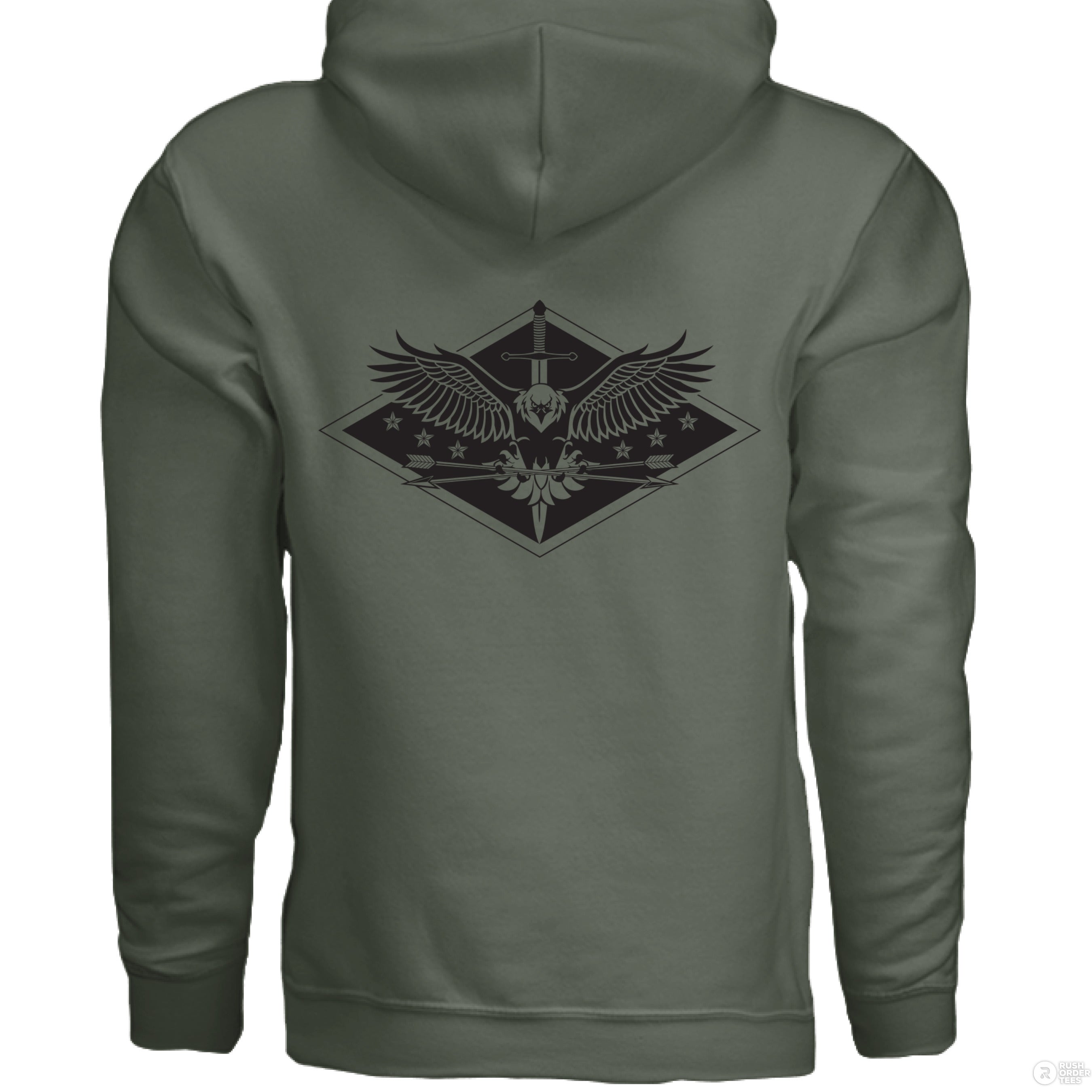 MILITARY GREEN - BACK