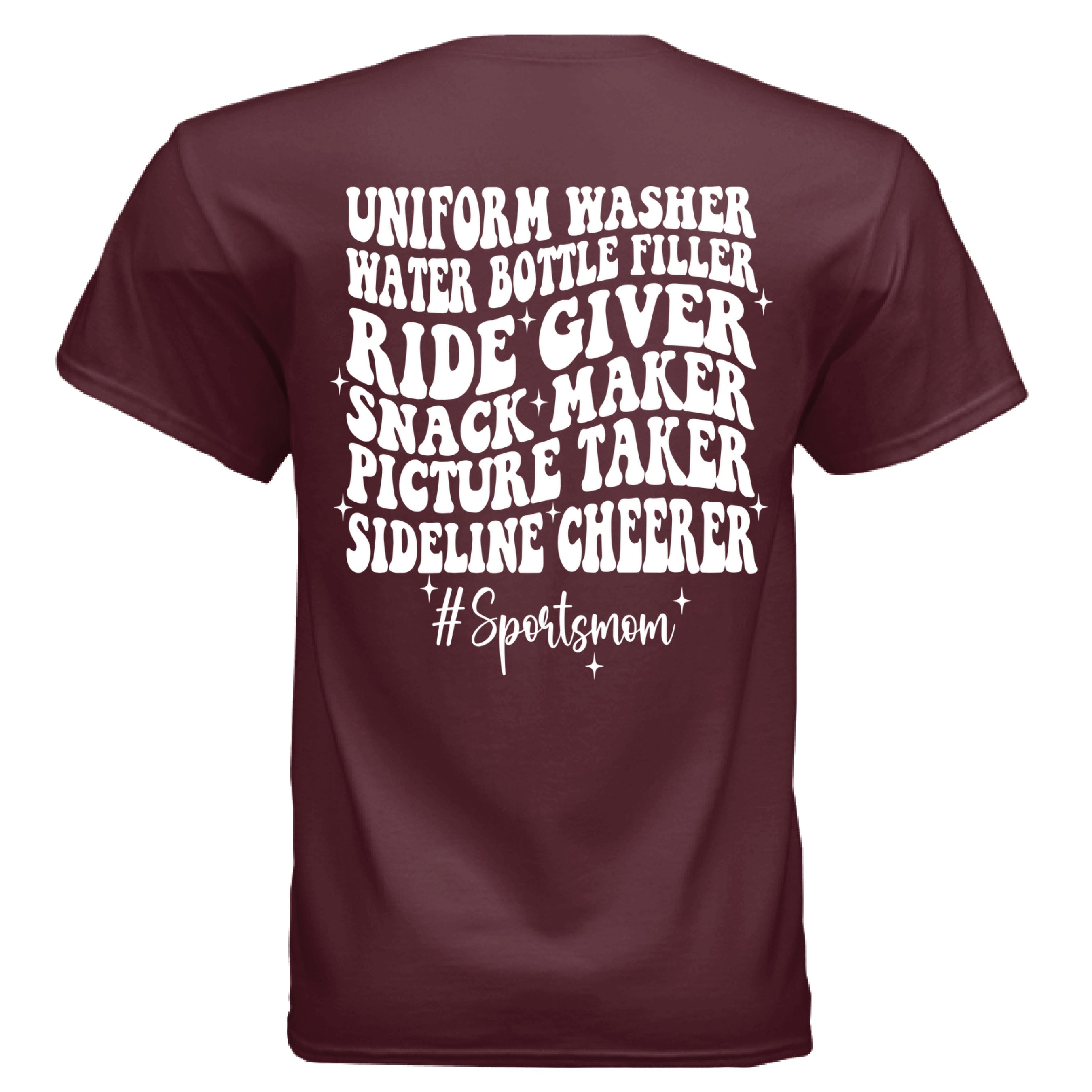 SOPRT DARK MAROON - BACK