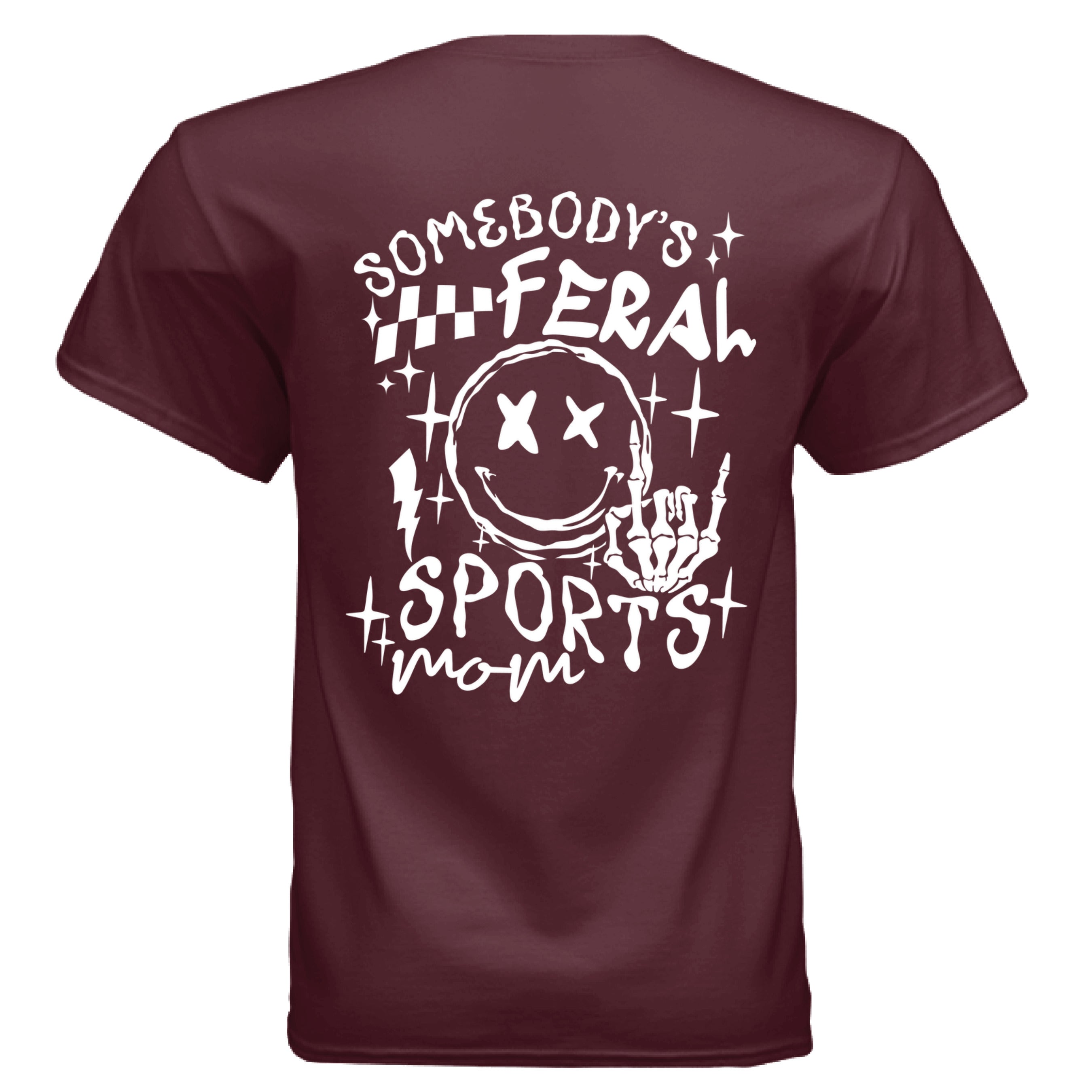 SOPRT DARK MAROON - BACK