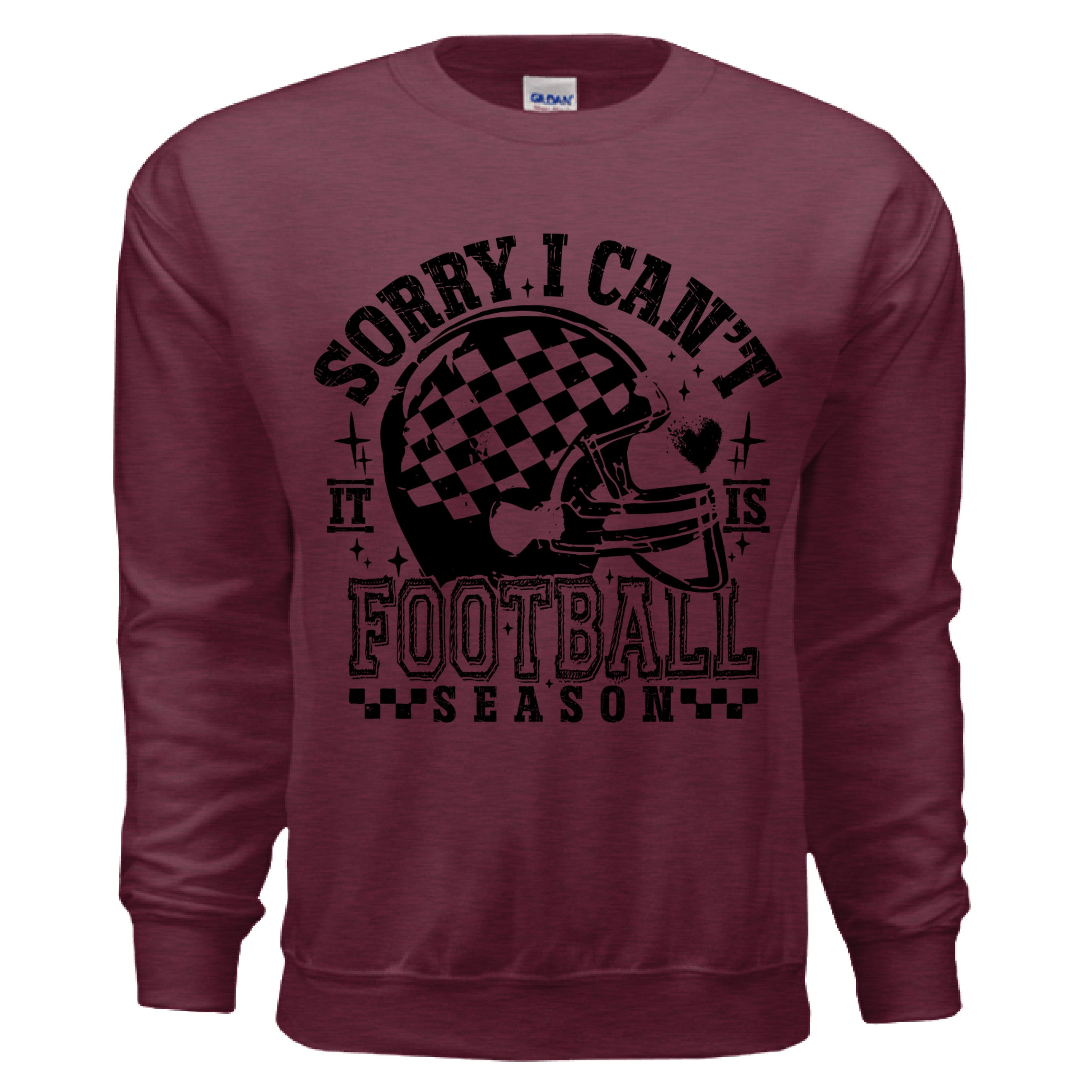 Heather Sport Dark Maroon - FRONT