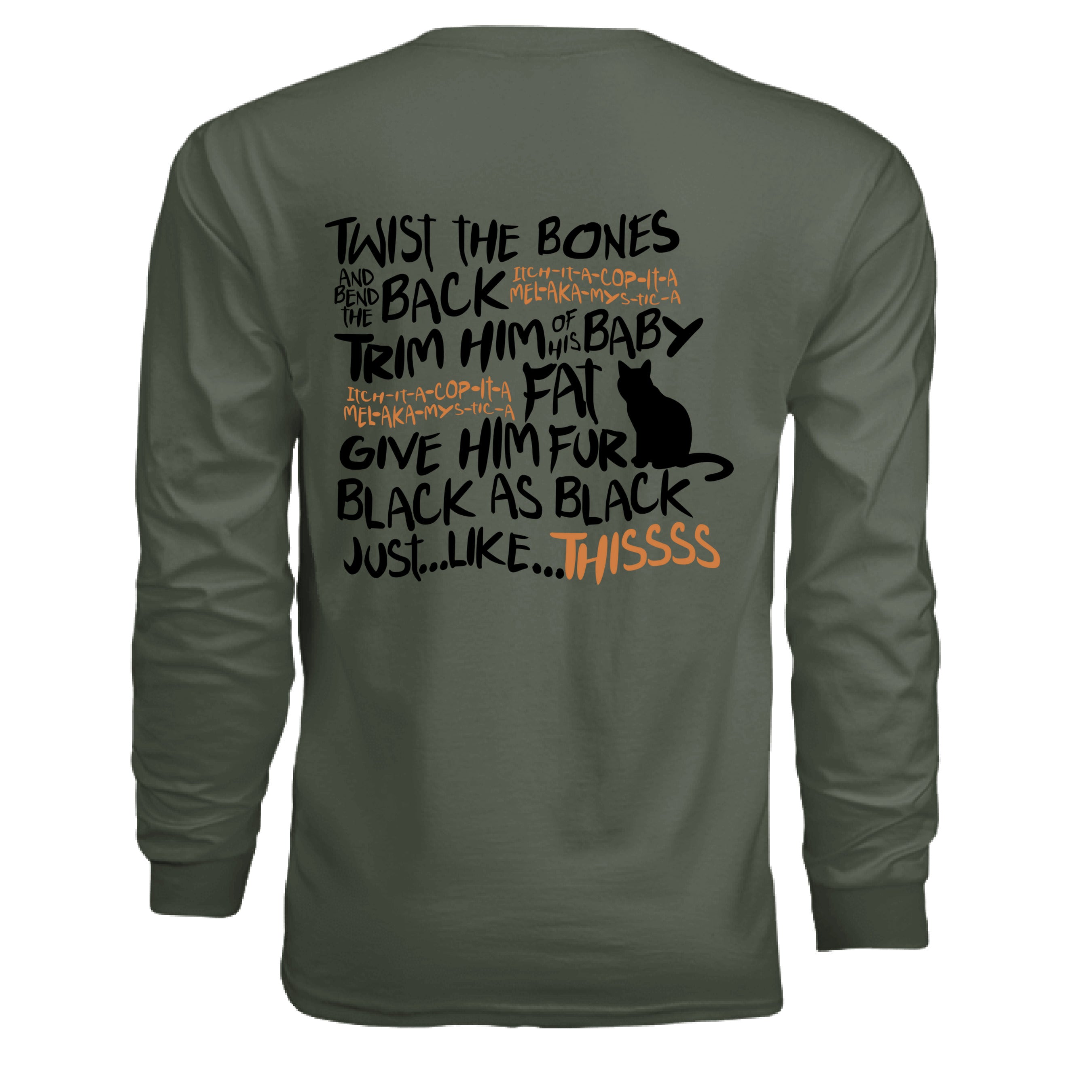 MILITARY GREEN - BACK