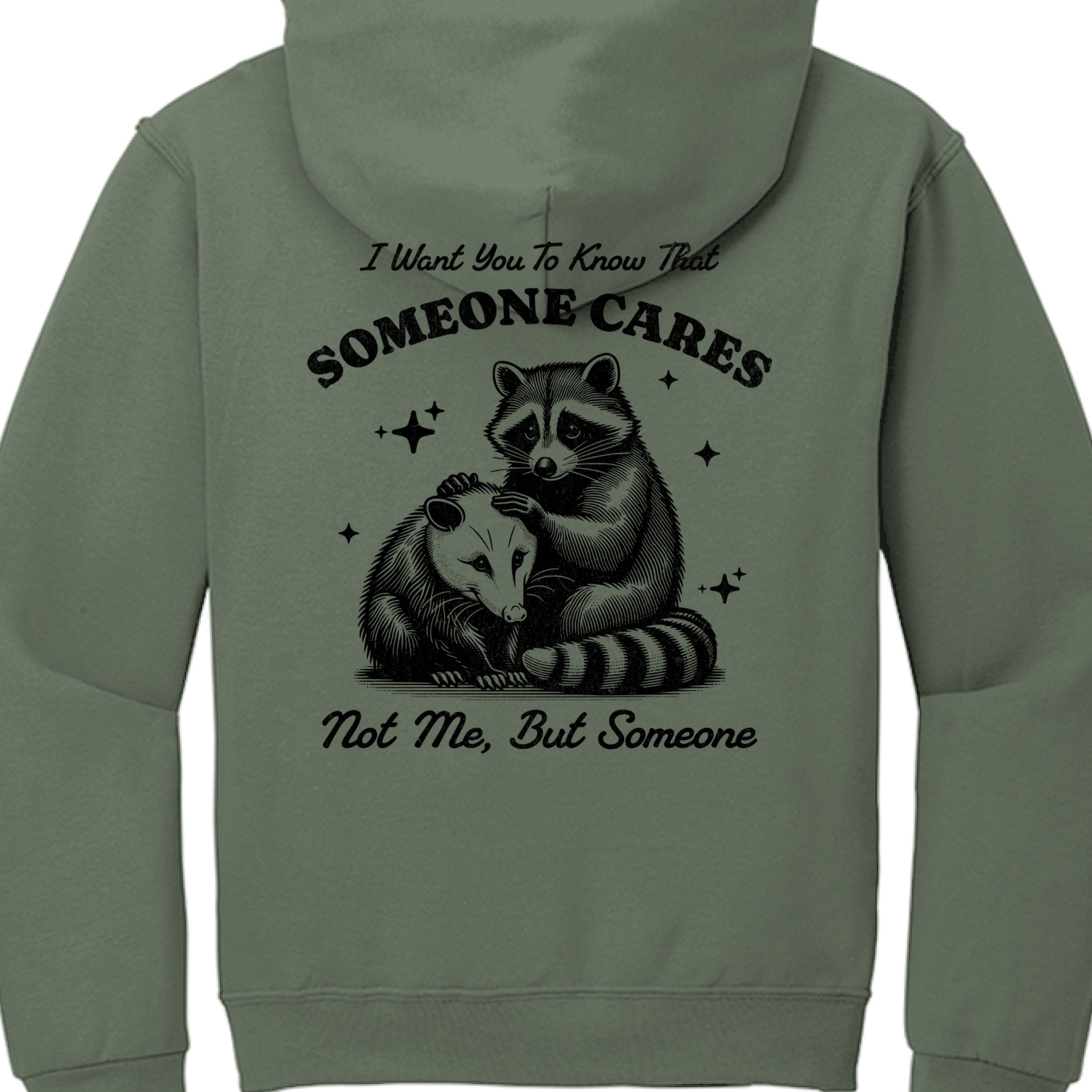 Military Green Heather - BACK