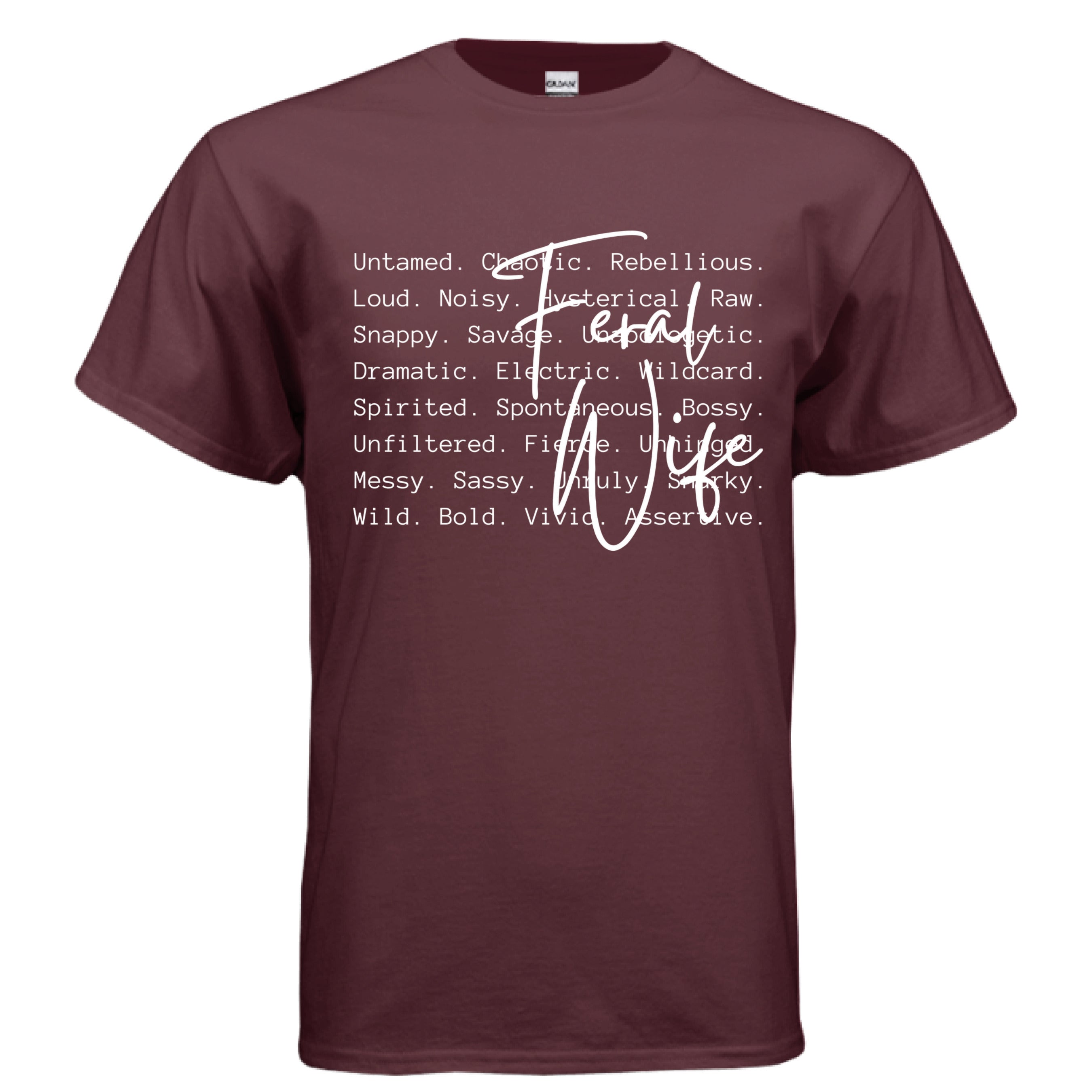 SOPRT DARK MAROON - FRONT