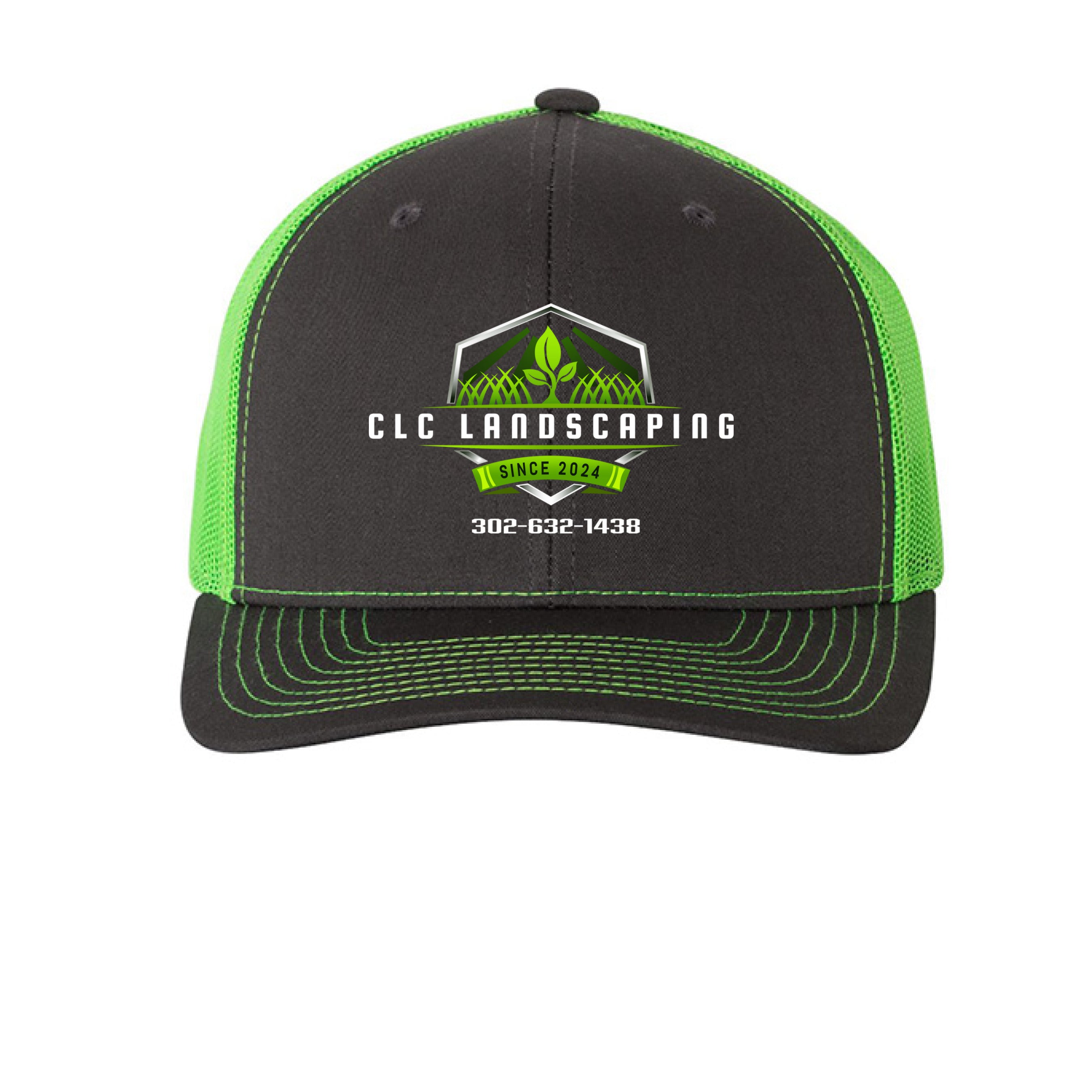 Charcoal/ Neon Green - FRONT