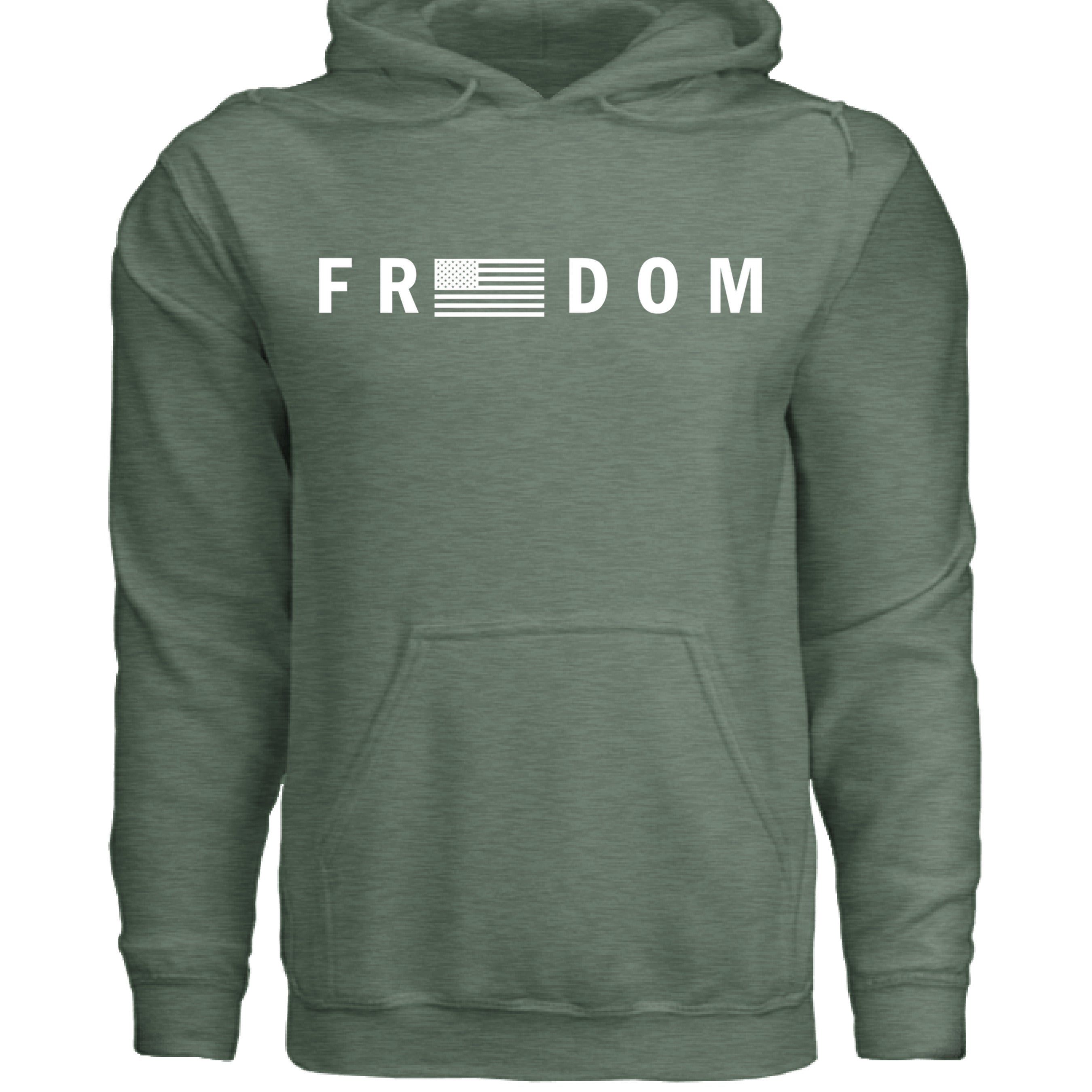 Military Green Heather  - FRONT