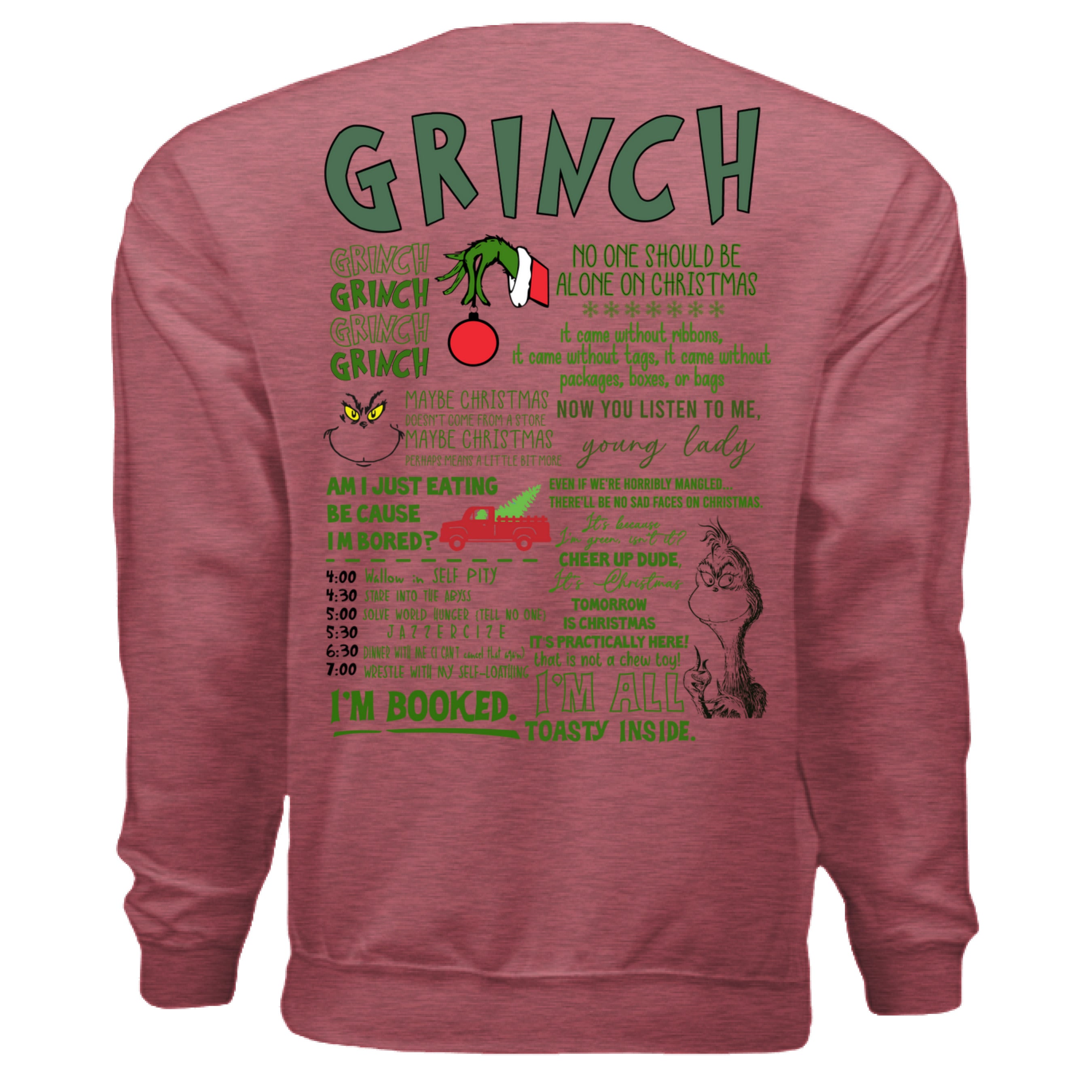 Heather Sport Scarlet Red - BACK