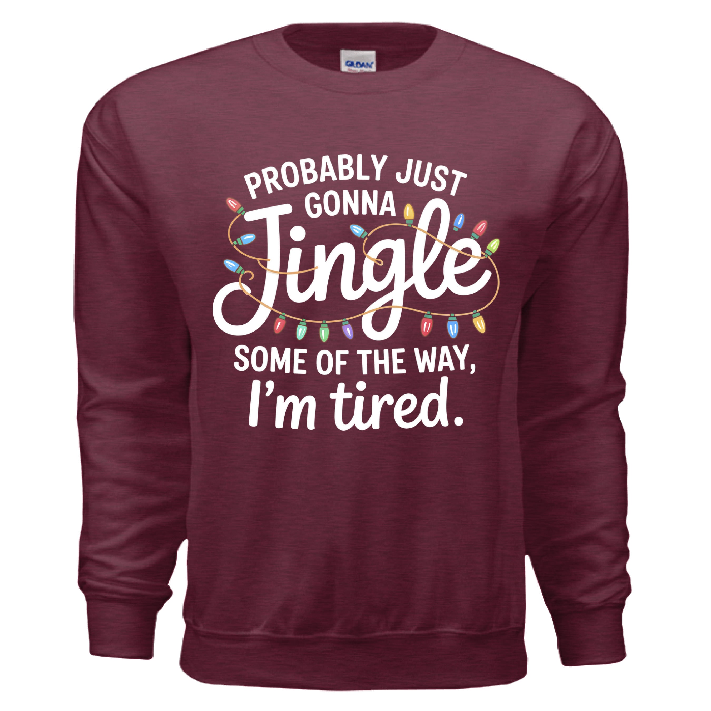 Heather Sport Dark Maroon - FRONT