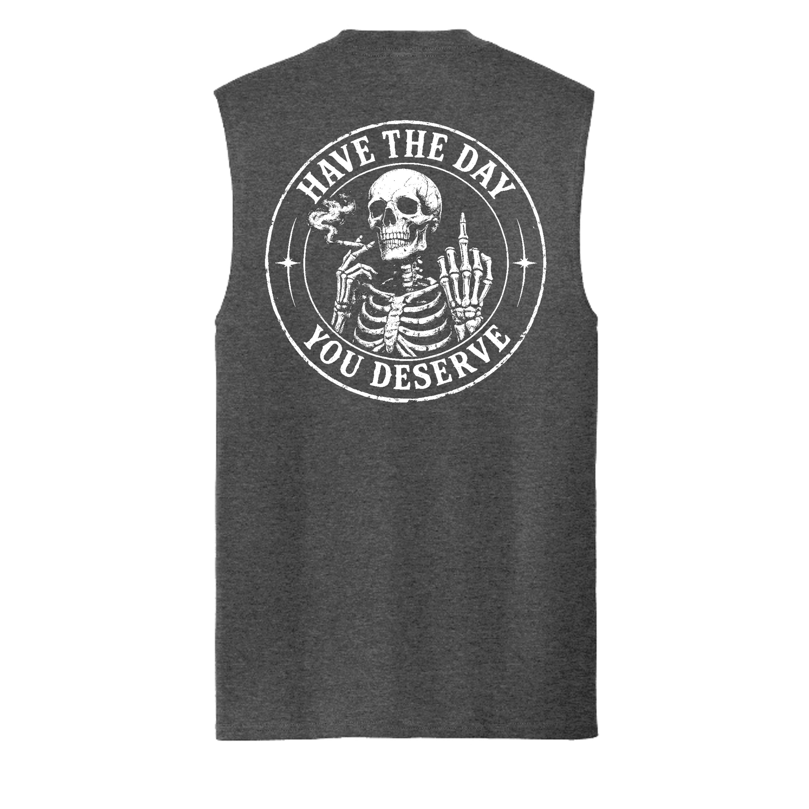 Dark Heather Grey - PC54SL - BACK
