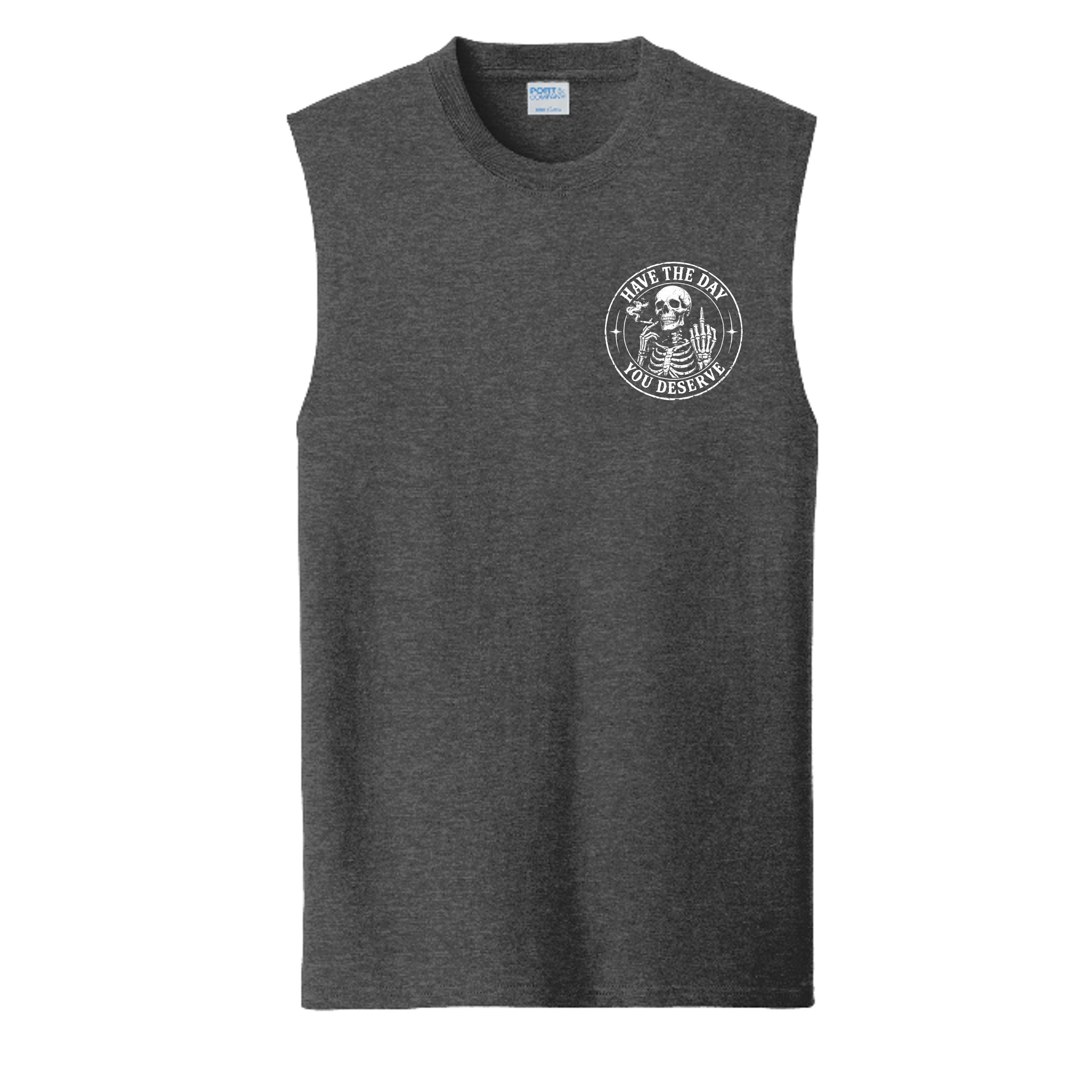 Dark Heather Grey - PC54SL - FRONT